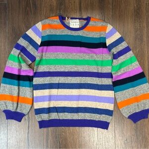 Jumper 1234 striped color black sweater SZ 2/10